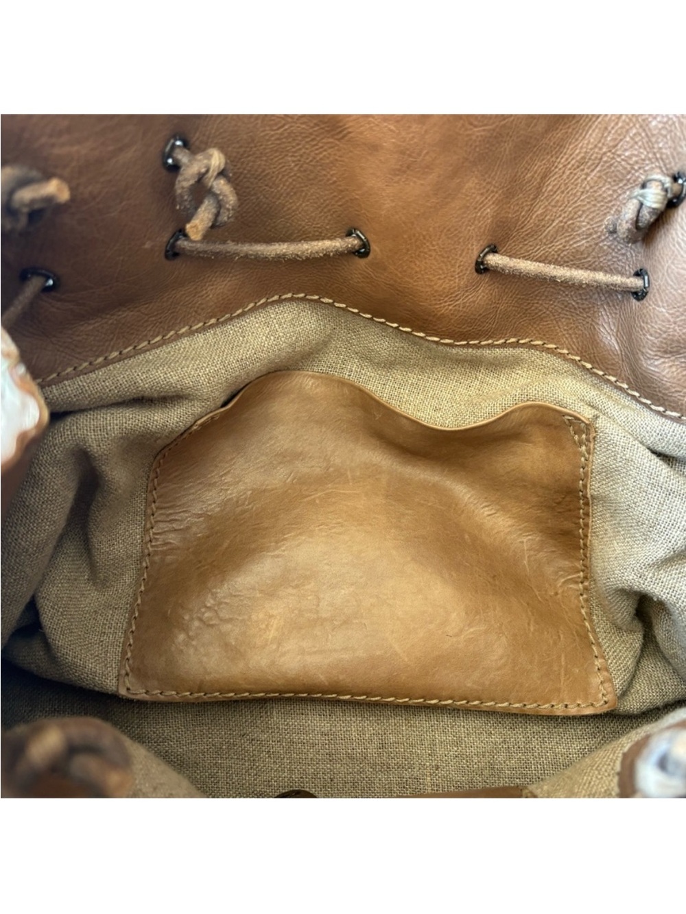 Henry Cuir - One of a Kind - Brown Leather Shoulder Bag - Picture 11 of 11